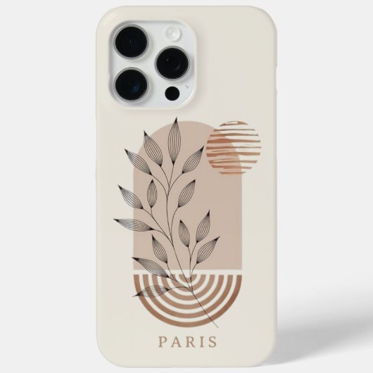 Personalisiert Contemporary Abstrakt Boho Case-Mate iPhone Hülle (Rückseite)