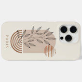 Personalisiert Contemporary Abstrakt Boho Case-Mate iPhone Hülle (Rückseite (Horizontal))