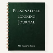 Personalisiert Cooking Journal Notizblock (Vorderseite)