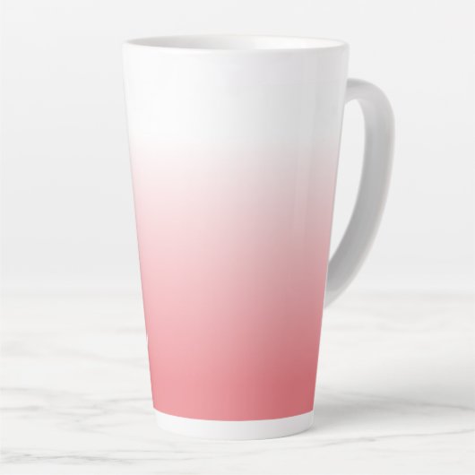 Personalisiert Coral Ombre Milchtasse (Rechte Ecke)