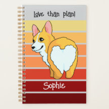 Personalisiert Corgi Journal - Planner