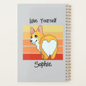 Personalisiert Corgi Journal - Planner Planer (Rückseite)