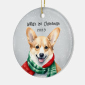 Personalisiert Corgi Keramik Ornament (Links)