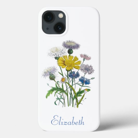 Personalisiert Cornflowers Case-Mate iPhone Case (Rückseite)