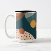 Personalisiert Cosy Bohemisch Zweifarbige Tasse (Links)