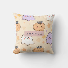 Personalisiert Cosy Fall Halloween Ghost Pumpkin Kissen