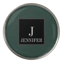 Personalisiert Country Club Green Monogram