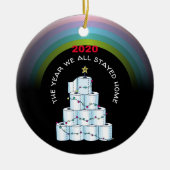 Personalisiert COVID 2020 Weihnachten Wir Bleibe Z Keramik Ornament (Vorne)