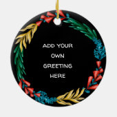 Personalisiert COVID 2020 Weihnachten Wir Bleibe Z Keramik Ornament (Hinten)