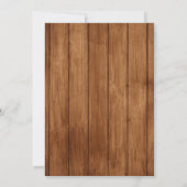 Personalisiert Cowboy 2. Geburtstag Einladung (Rückseite)