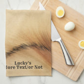 Personalisiert Cowboy Geschirrtuch (Viertel Falte)