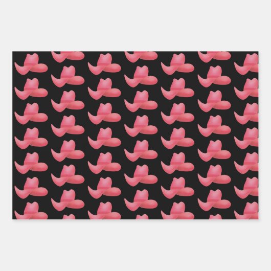 Personalisiert Cowgirl Forever Geschenkpapier Set (Vorderseite 3)