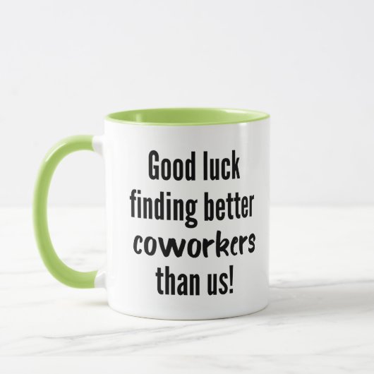 Personalisiert Coworker Farewell - Geschenk - Viel Tasse (Links)