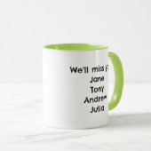 Personalisiert Coworker Farewell - Geschenk - Viel Tasse (VorderseiteRechts)