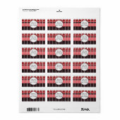 Personalisiert Crayon Labels Adressaufkleber (Vorne)