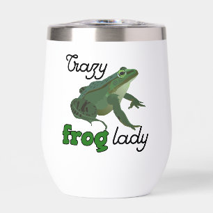 Personalisiert Crazy Frog Lady Frog Lover Geschenk