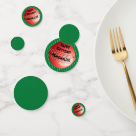 Personalisiert Cricket Ball Happy Birthday Confett Konfetti