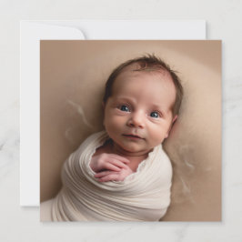 Personalisiert Crochet Neue Babykarte. Neues Baby 