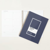 Personalisiert Crown Blue-Notebook | Individuelle  Planer (Anzeige)