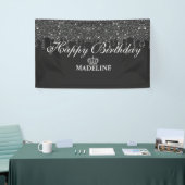 Personalisiert Crown Driving Glitzer Geburtstag Ba Banner (Messeveranstaltung)