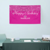 Personalisiert Crown Driving Glitzer Geburtstag Ba Banner (Messeveranstaltung)