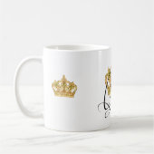 Personalisiert Crown Queen Mama Kaffee Tasse (Links)