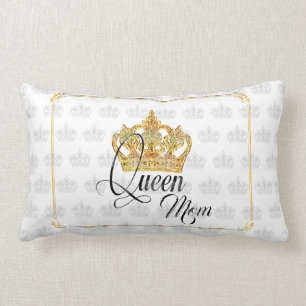 Personalisiert Crown Queen Mama - Lumbar Kissen