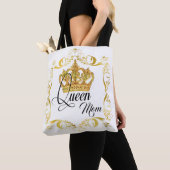 Personalisiert Crown Queen Mama - Tote Bag Tasche (Von Nahem)