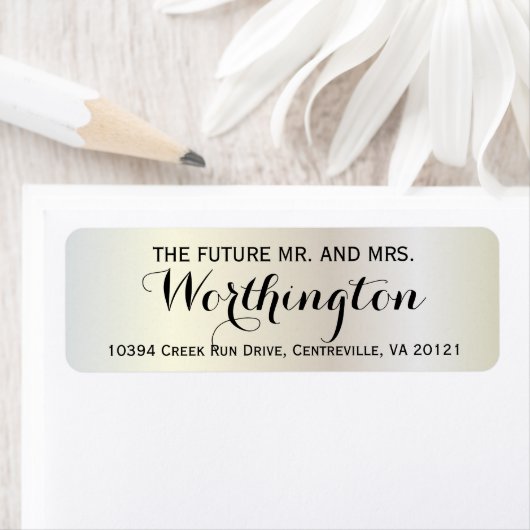 Personalisiert Custom Wedding Future Mr. und Mrs. (Insitu)
