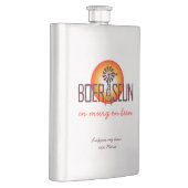 Personalisiert / Custum BOERSEUN Windpomp Afrikaan Flachmann (Rechts)