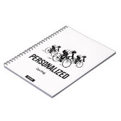 Personalisiert-Cycling-Notebook Notizblock (Linke Seite)