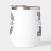 Personalisiert D Erste Silver Monogramm Ihr Name (Rechts)