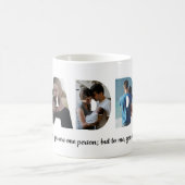 Personalisiert Daddy 5 Foto Collage Vatertag Kaffeetasse (Mittel)