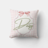 Personalisiert Daisy Baby Girl Kinderzimmer Bow&Gi Kissen (Vorderseite)