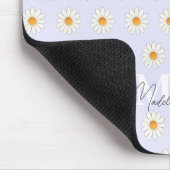 Personalisiert Daisy Floral Mousepad - Individuell (Ecke)