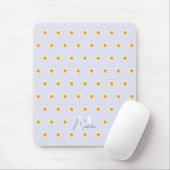 Personalisiert Daisy Floral Mousepad - Individuell (Mit Mouse)