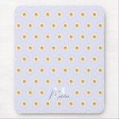 Personalisiert Daisy Floral Mousepad - Individuell (Vorne)