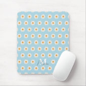 Personalisiert Daisy Floral Mousepad - Individuell (Mit Mouse)