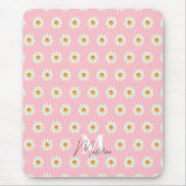 Personalisiert Daisy Floral Mousepad - Individuell (Vorne)