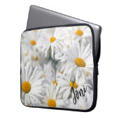 Personalisiert Daisy Laptopschutzhülle (Vorderseite Links)