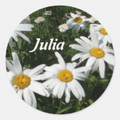 Personalisiert Daisy Stickers (Vorderseite)