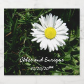 Personalisiert Daisy Wedding Bierflaschenetikett (Einzelnes Label)