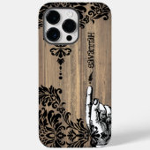 Personalisiert Damask Stallholzreben Case-Mate iPhone Hülle (Rückseite)