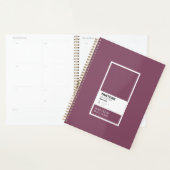 Personalisiert Damson Lila Notebook | Individuelle Planer (Anzeige)