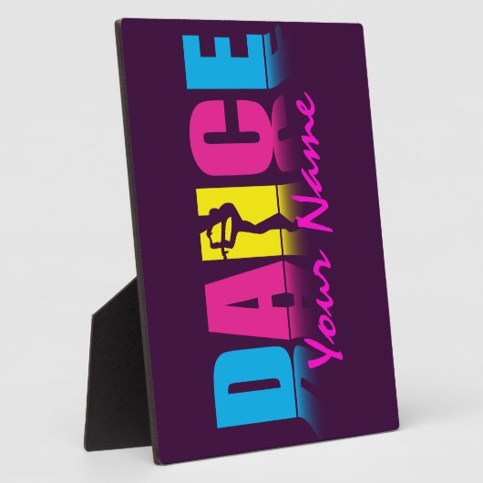 Personalisiert Dance Dancer Fotoplatte (Seite)