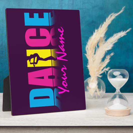 Personalisiert Dance Dancer Fotoplatte (Seite)