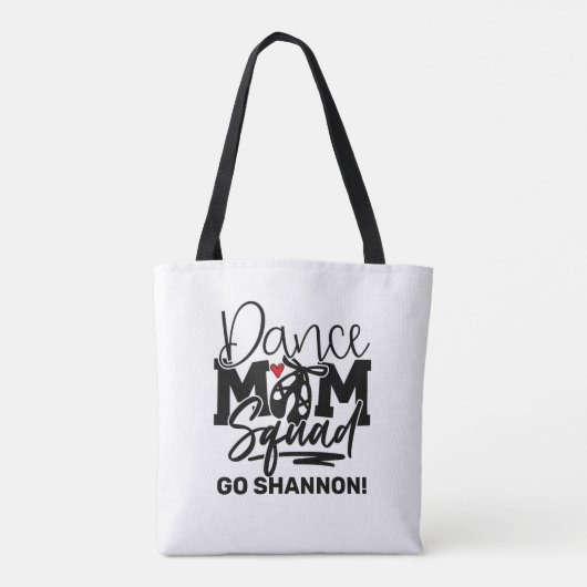 Personalisiert Dance Mama Squad Tasche (Rückseite)