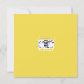 Personalisiert Dance Party Geburtstag einladen Einladung (Rückseite)