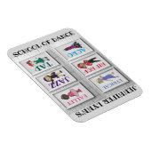 Personalisiert Dance Studio Teacher Ballet Gestoch Magnet (Rechte Seite)