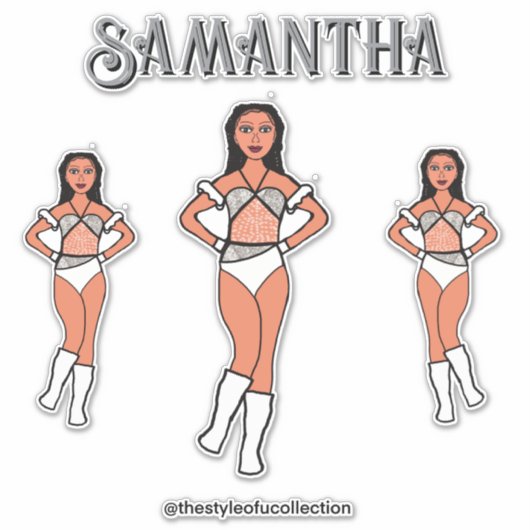 Personalisiert Dance Team Lily Stones #2 Aufkleber (Vorderseite)